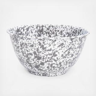 Splatter Enamelware Salad Bowl, Set of 4