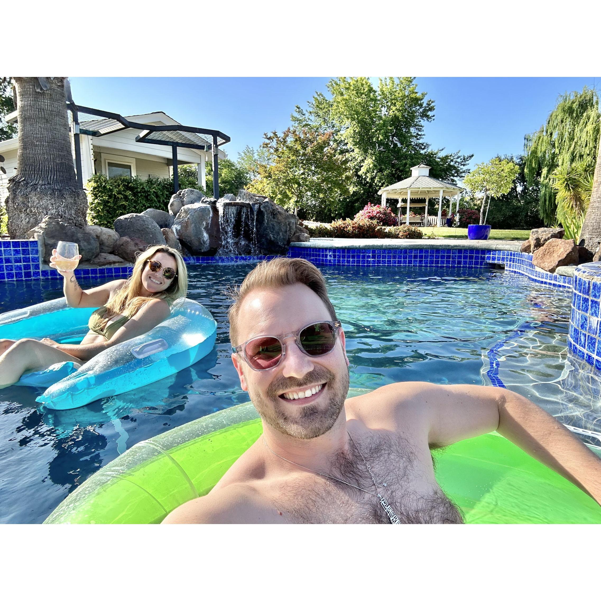 Summer lovin' in our pool!