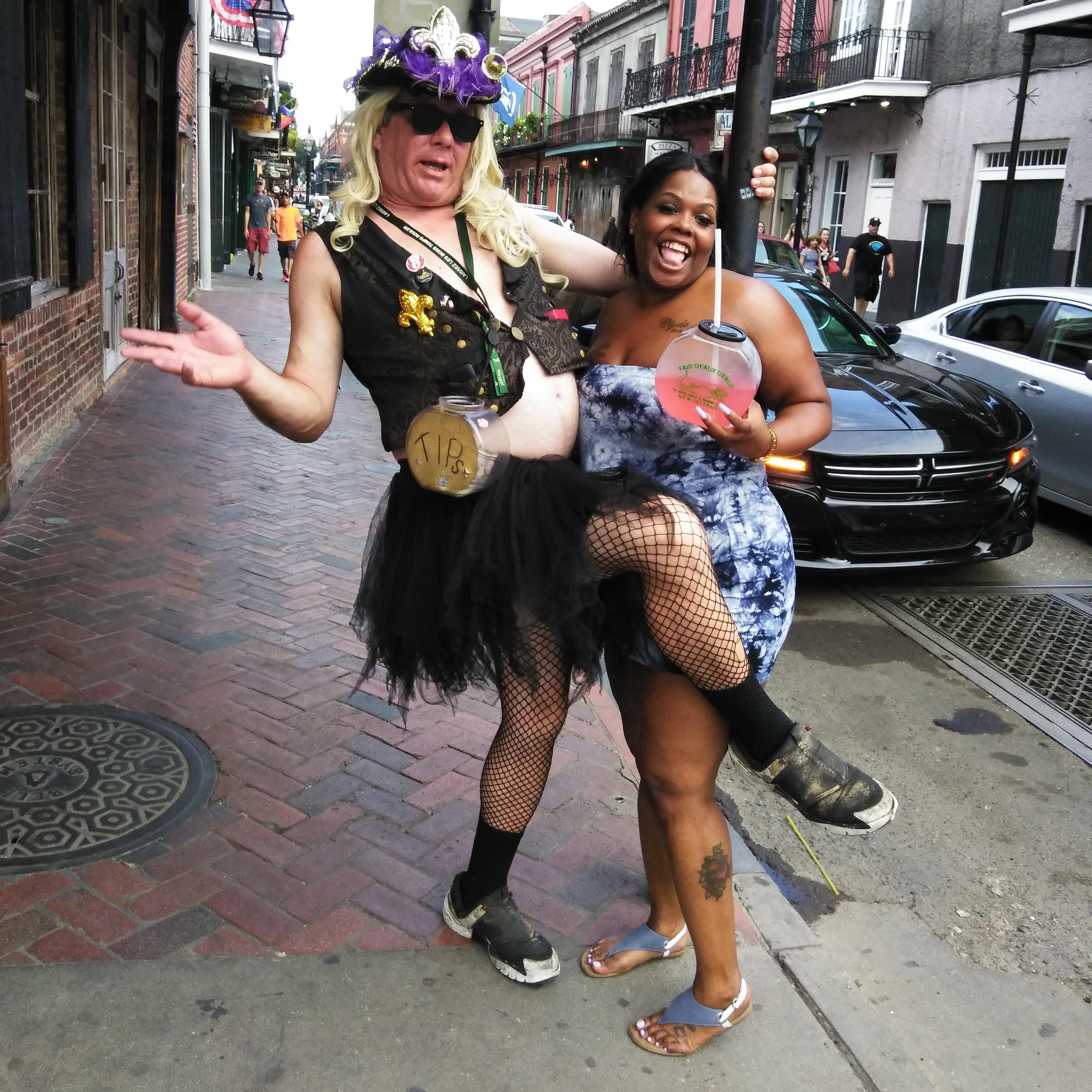 Me on Bourbon Street in New Orleans