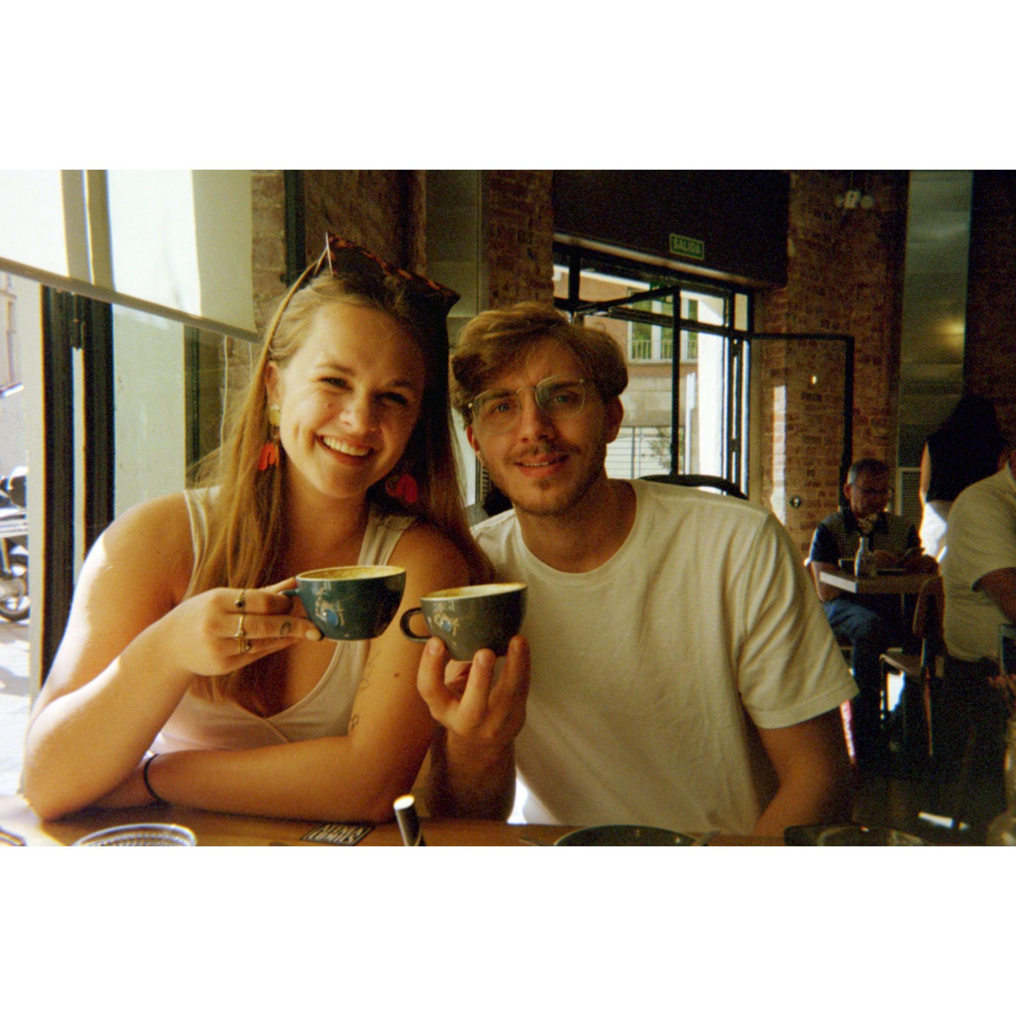 at Camden Coffee Roasters in Madrid, Spain