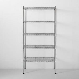 5 Tier Wire Shelf Chrome - Made By Design™