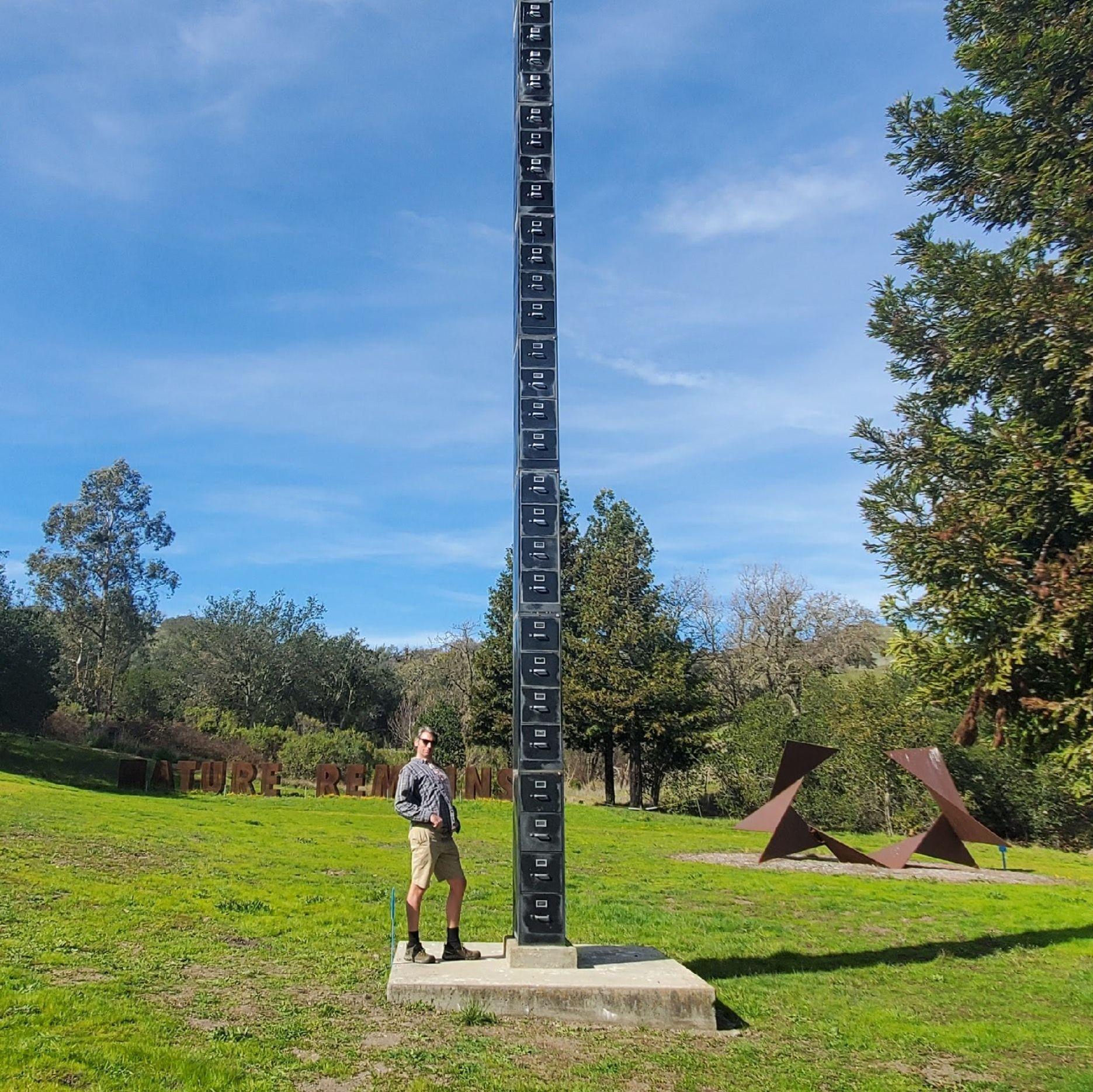 Visiting the world's tallest filing cabinet in Napa