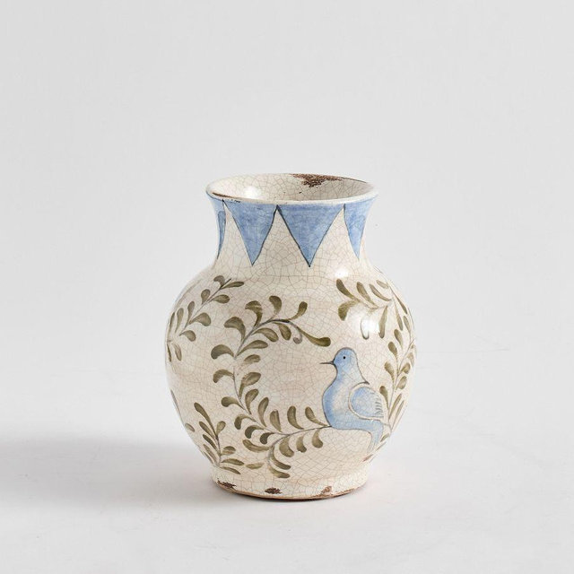 Bird Print Vase Small