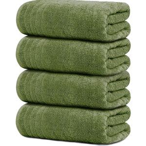 Tens Towels Bath Towels Pack of 4, 30 x 60 Inches, 100% Cotton