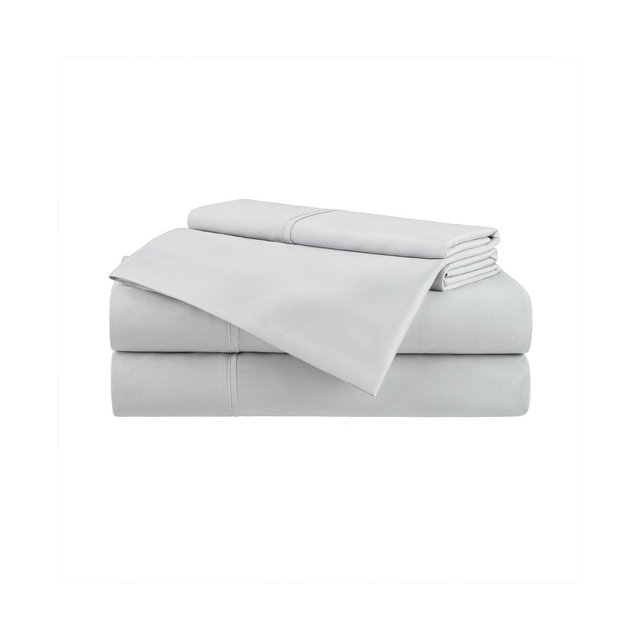 Aston and Arden Eucalyptus Tencel Queen Sheet Set, 1 Flat Sheet, 1 Fitted Sheet, 2 Pillowcases, Ultra Soft Fabric, Breathable and Cooling, Eco-Friendly
