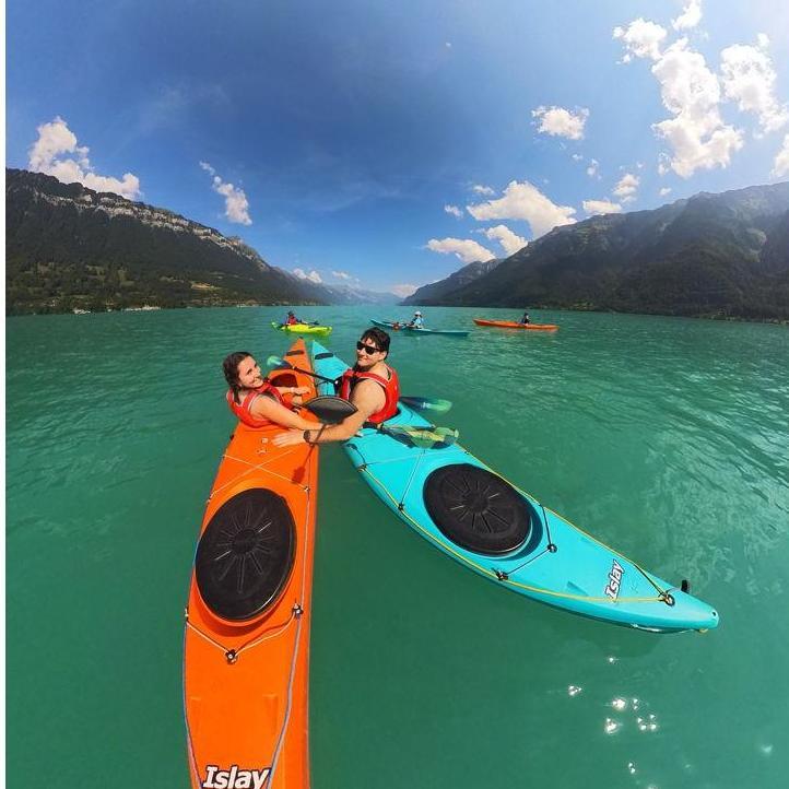 Kayaking in Interlaken, Switzerland!