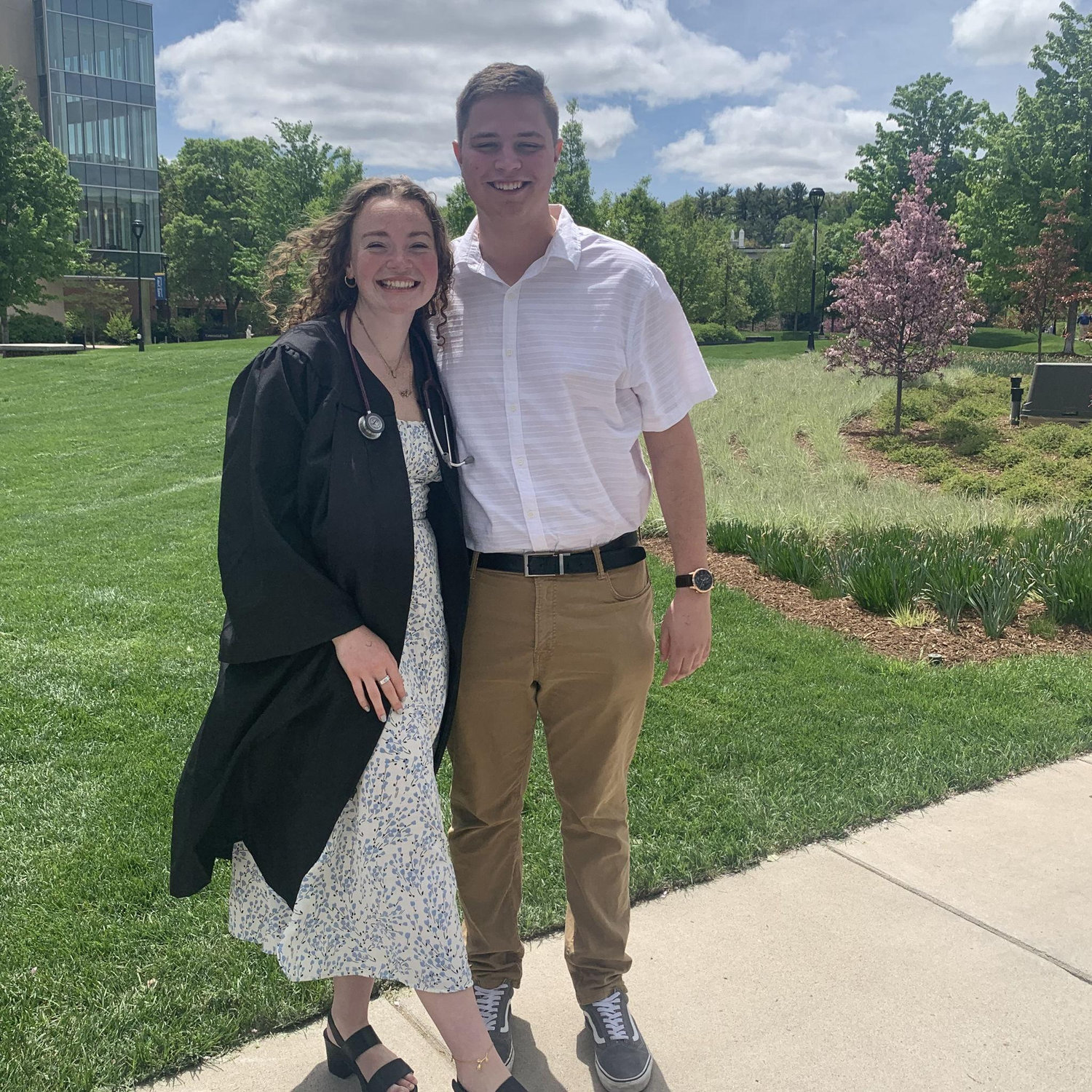 Maddie graduating with her Bachelors of Science in Nursing!