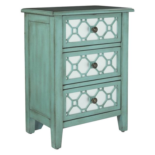 Miramar Storage Cabinet Blue - OSP Home Furnishings