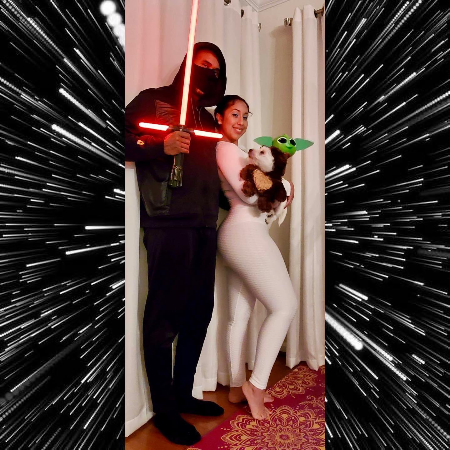 Star Wars Family '2020'
The Force is strong with Us. All of Us.
Check out the Grogu Pumpkin Jenny made.
Milo is a Ewok.