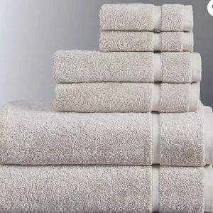 Simply Vera Vera Wang Vera Egyptian Cotton 6-piece Towel Set: Beige
