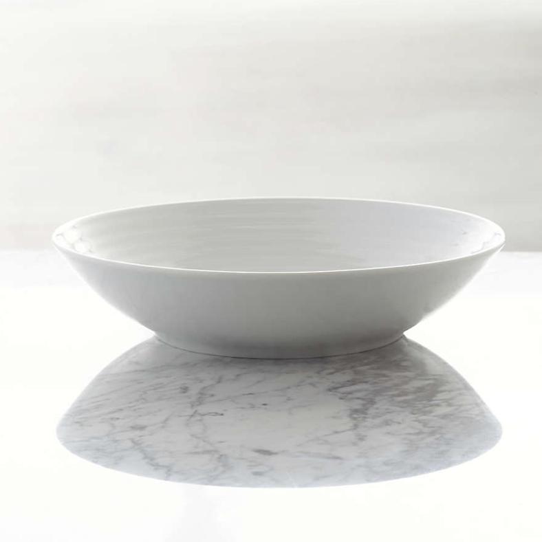 Roulette Serving Bowl 12", White
