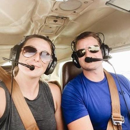 Cole got his pilot license, we rented out a cessna 172 and just went around Austin!