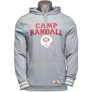 Under Armour Iconic Camp Randall Hooded Sweatshirt (Gray) *