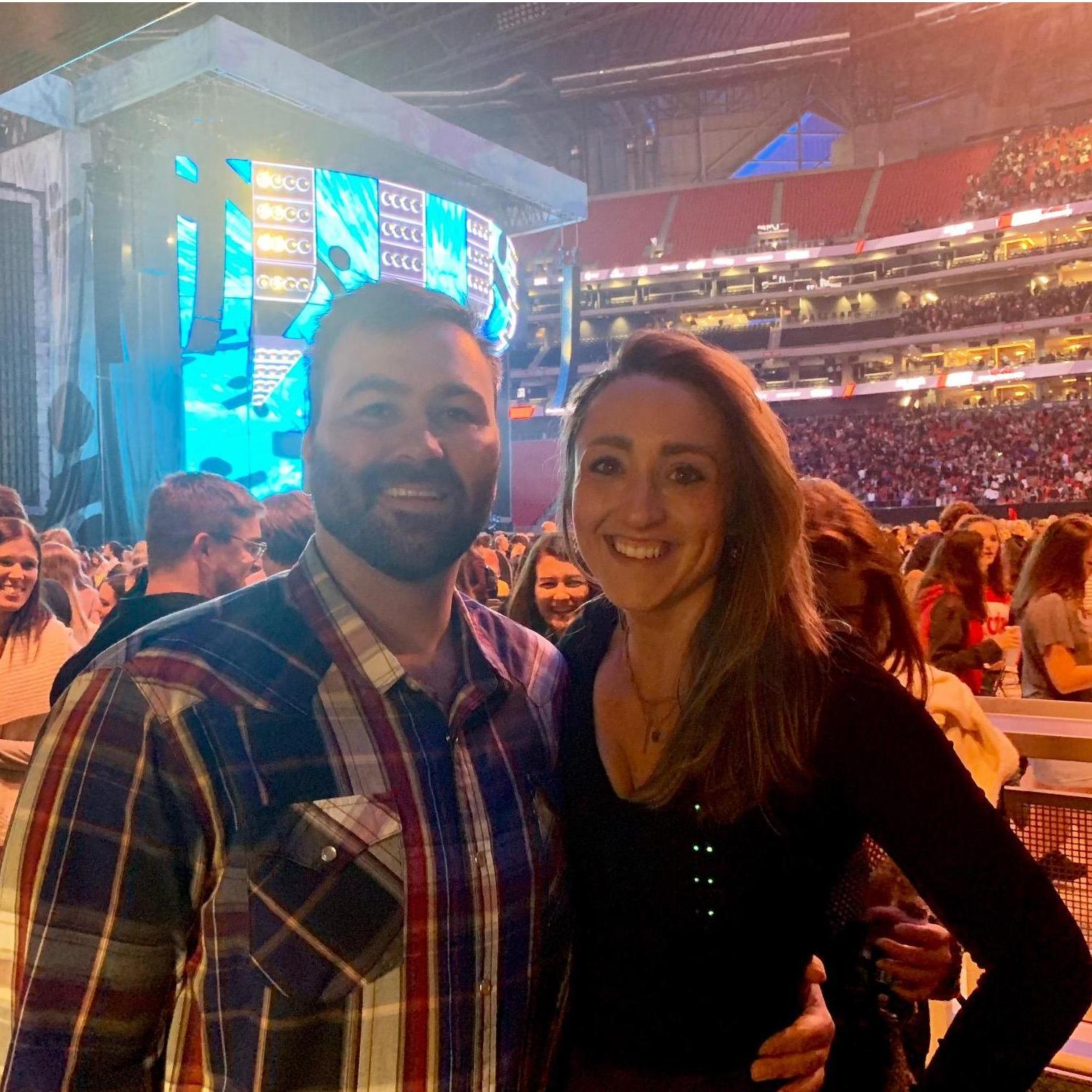 Our first concert together, Ed Sheeran - November 2018