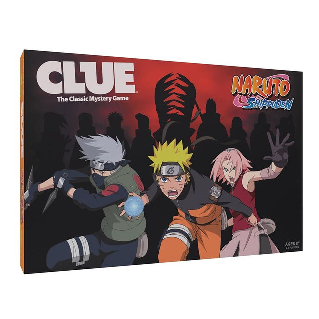 CLUE: Naruto | Solve The Mystery in This Collectible Clue Game | Featuring Characters & Locations from The Anime TV Show Naruto | Officially-Licensed Naruto TV Show Game & Merchandise