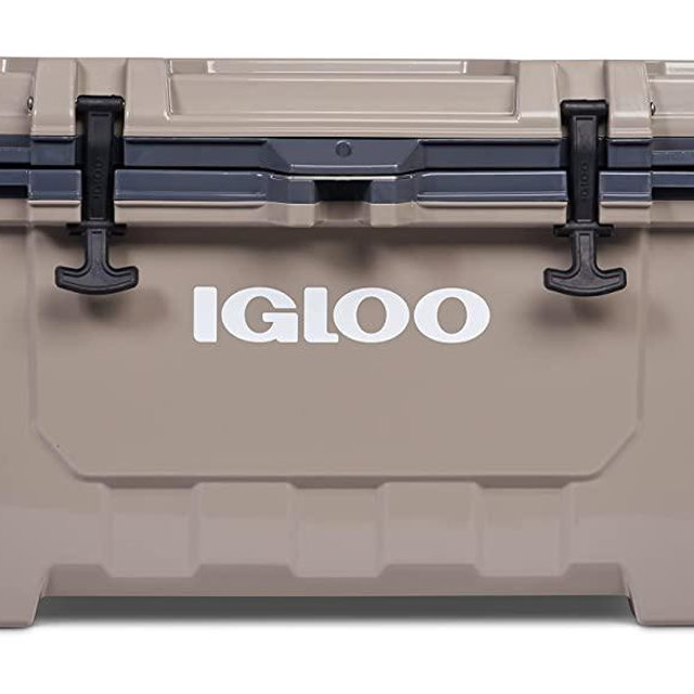 Igloo Tan IMX 70 Qt Lockable Insulated Ice Chest Injection Molded Cooler