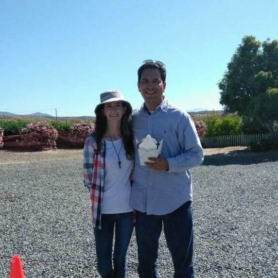 Blueberry picking on the Fourth of July
