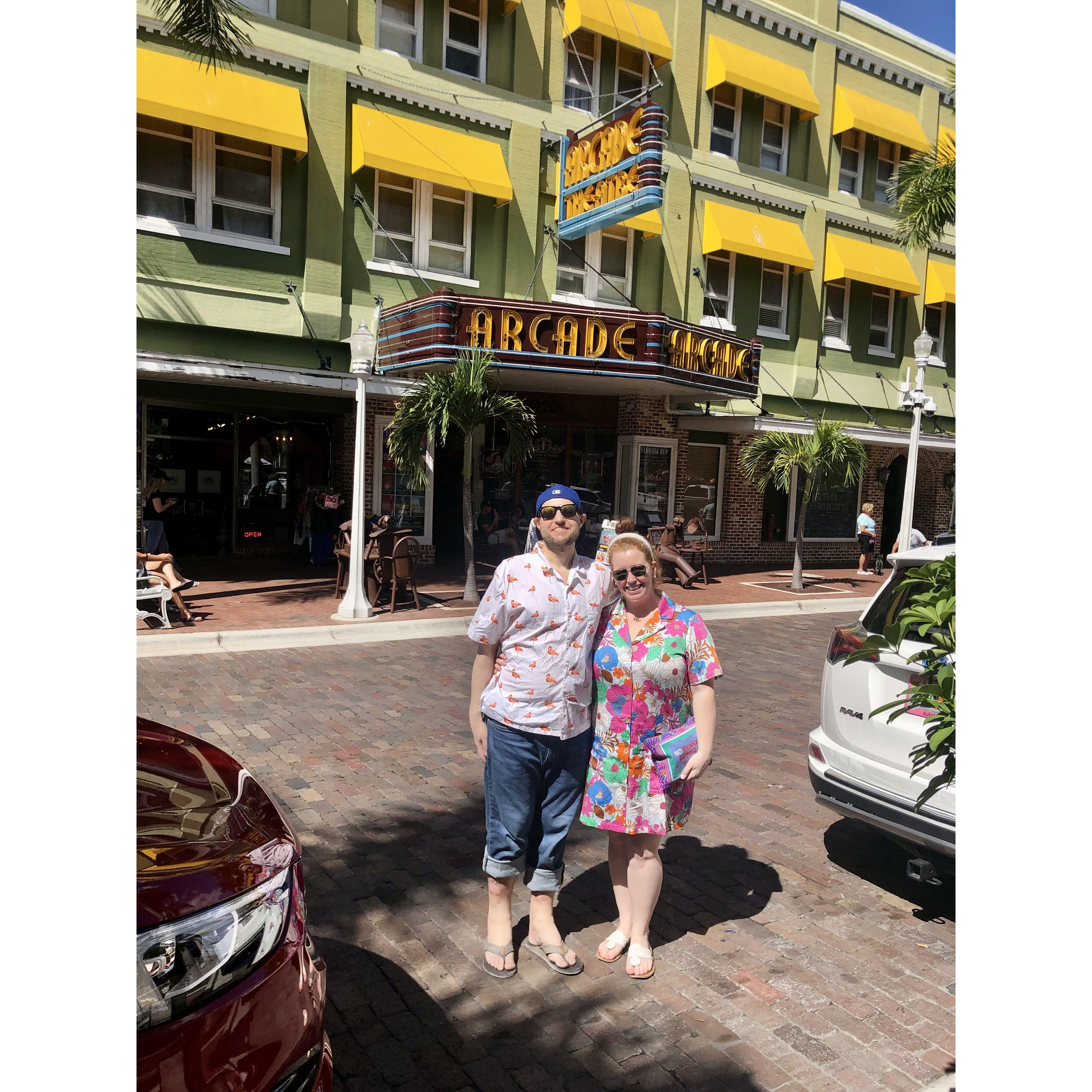 Downtown Old Ft Myers! Christmas, 2022.
