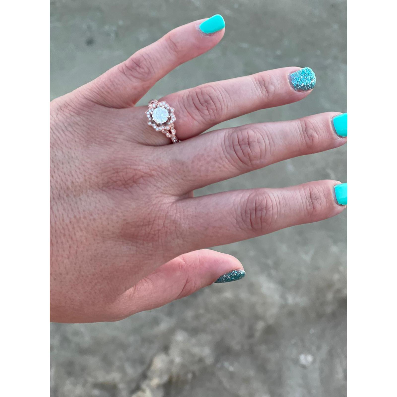 Right after getting engaged with my ring