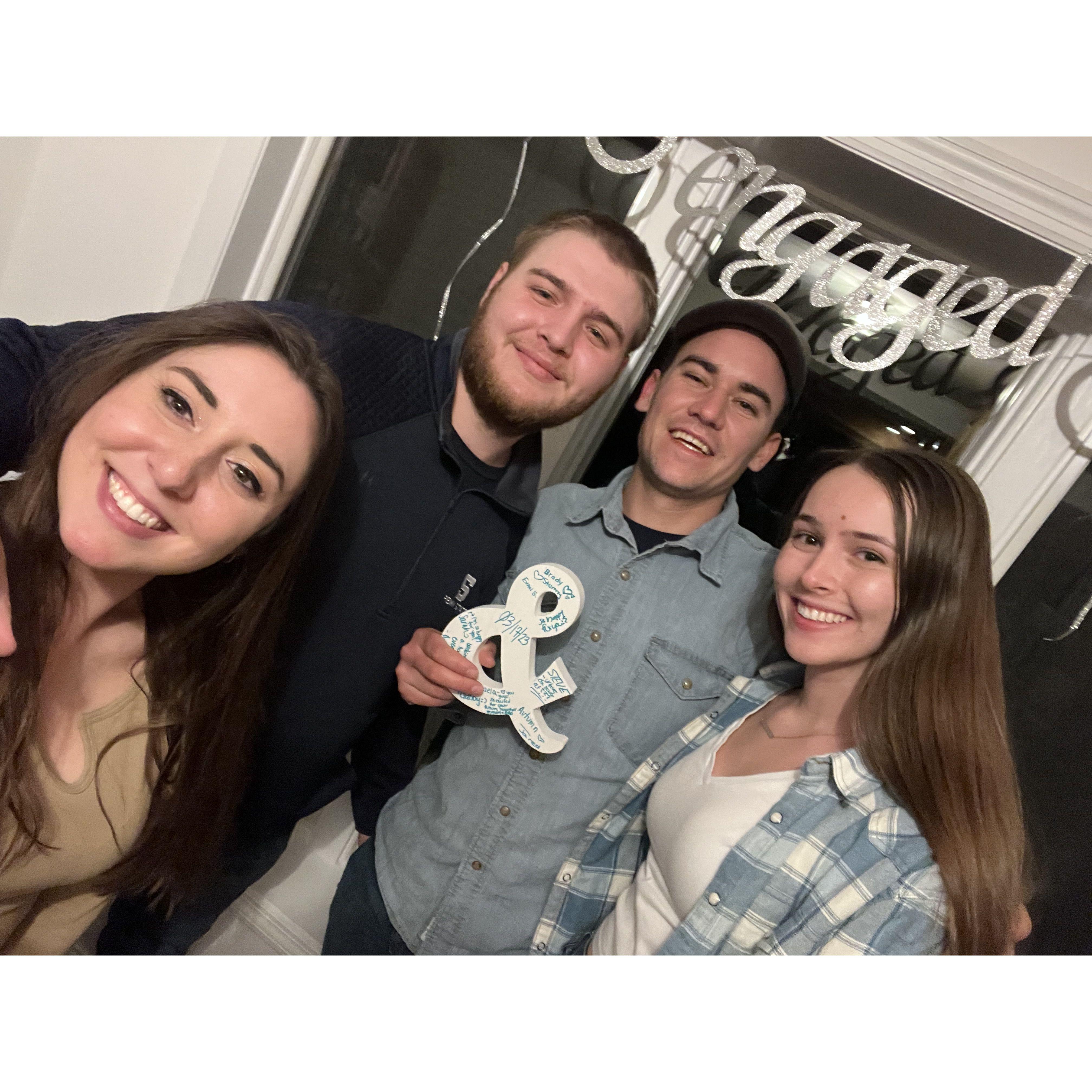 March 18, 2023: Autumn & Jared's engagement party