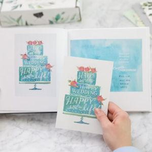 Turn wedding cards into a keepsake book!