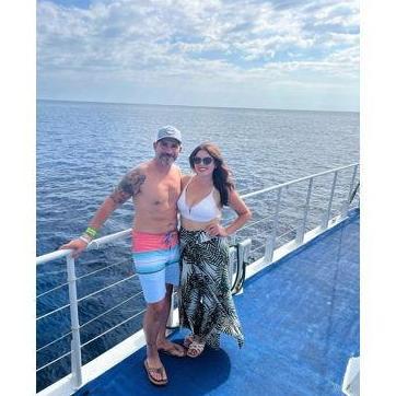Catamaran tour in Cozumel.