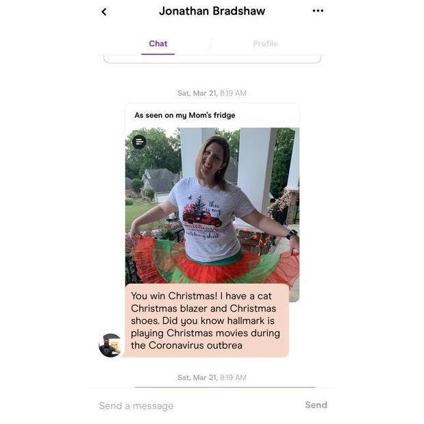 March 21, 2020: Jonathan made the first move talking about Hallmark Christmas movies. If he only knew what he was getting himself into...