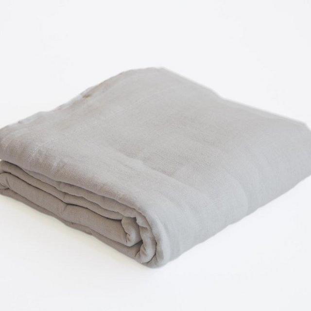 MATTEO Vintage Linen Tablecloth Greige