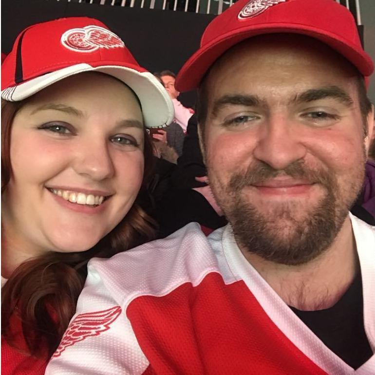 Gage's first time at a Red Wing's game in December 2022