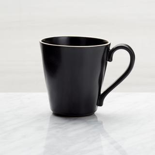 Sloan Black Mug, Set of 4
