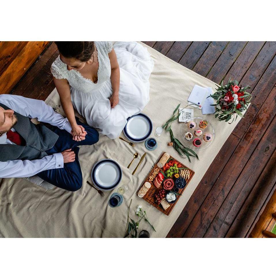 First 'meal': charcuterie, cupcakes, champagne! (Sugar Bear Cabin, 05/22/21)