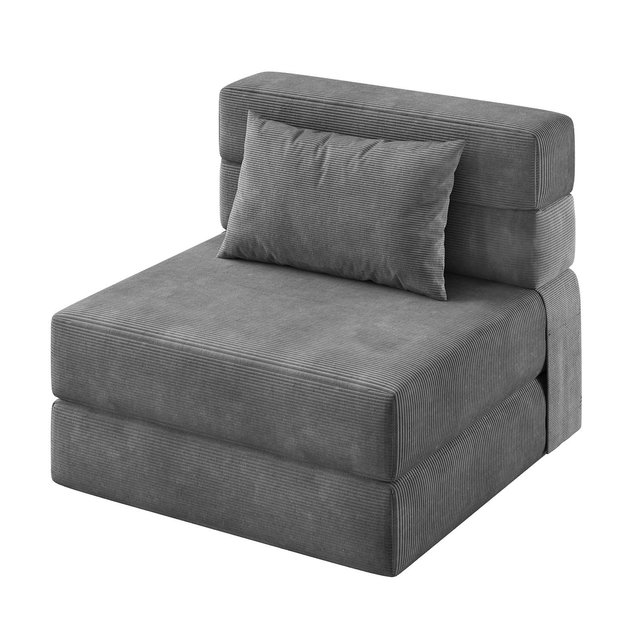 Garvee 72 x 28 x 6 Inches Folding Sofa Bed Sleeper Chair with Pillow, Single Size Foldable Mattress for Living Room, Apartment & Home
