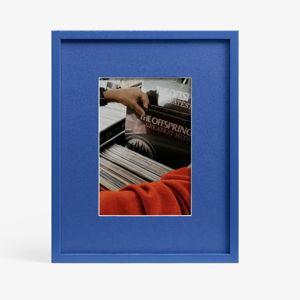 Blue on Blue Frame 5 x 7 / Cobalt