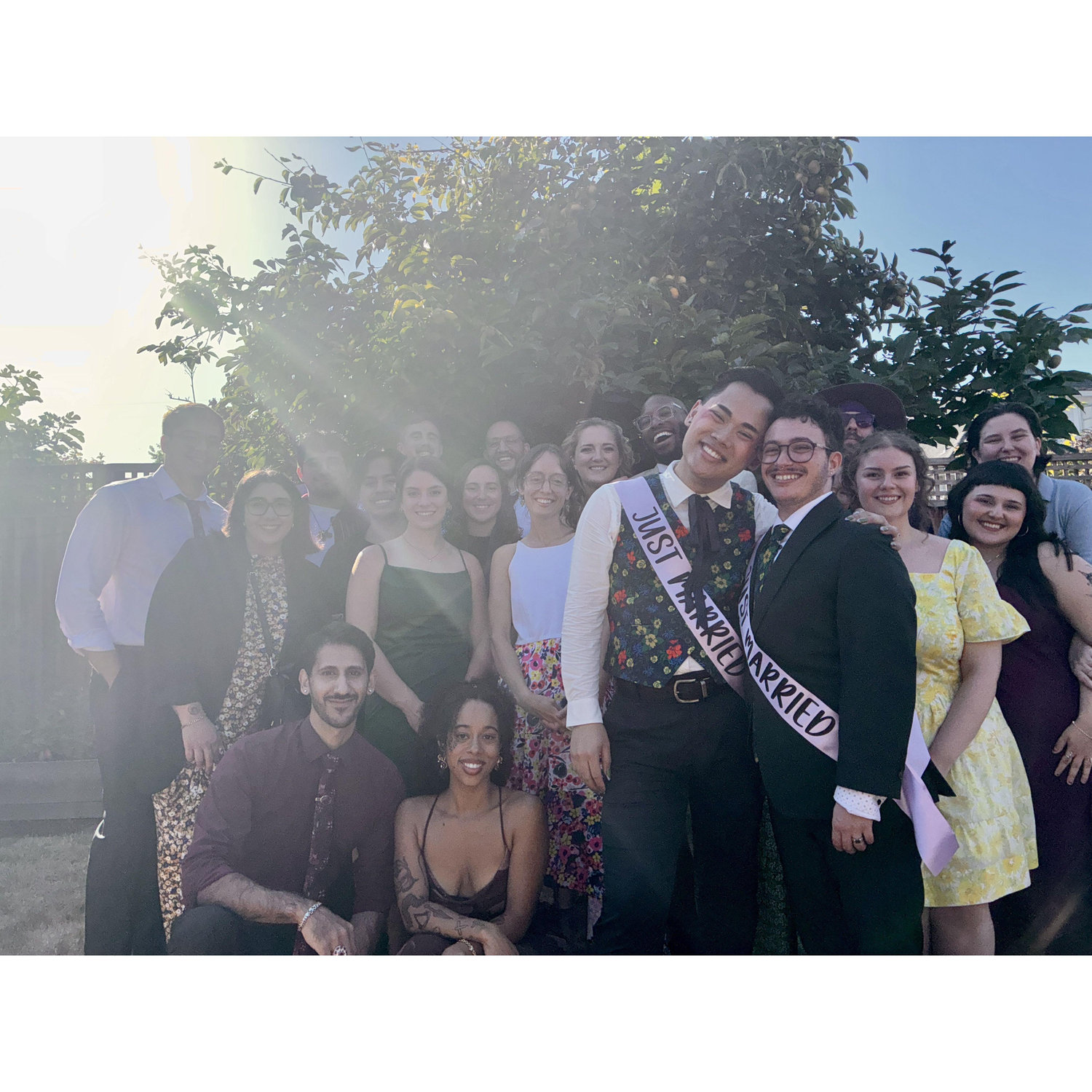 Group picture with our chosen family!