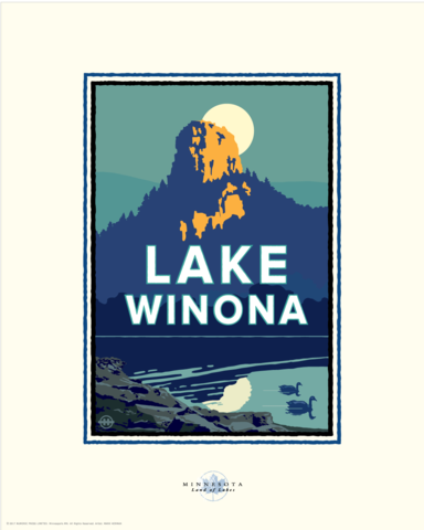 MN Lake Winona by Mark Herman 16 x 20
