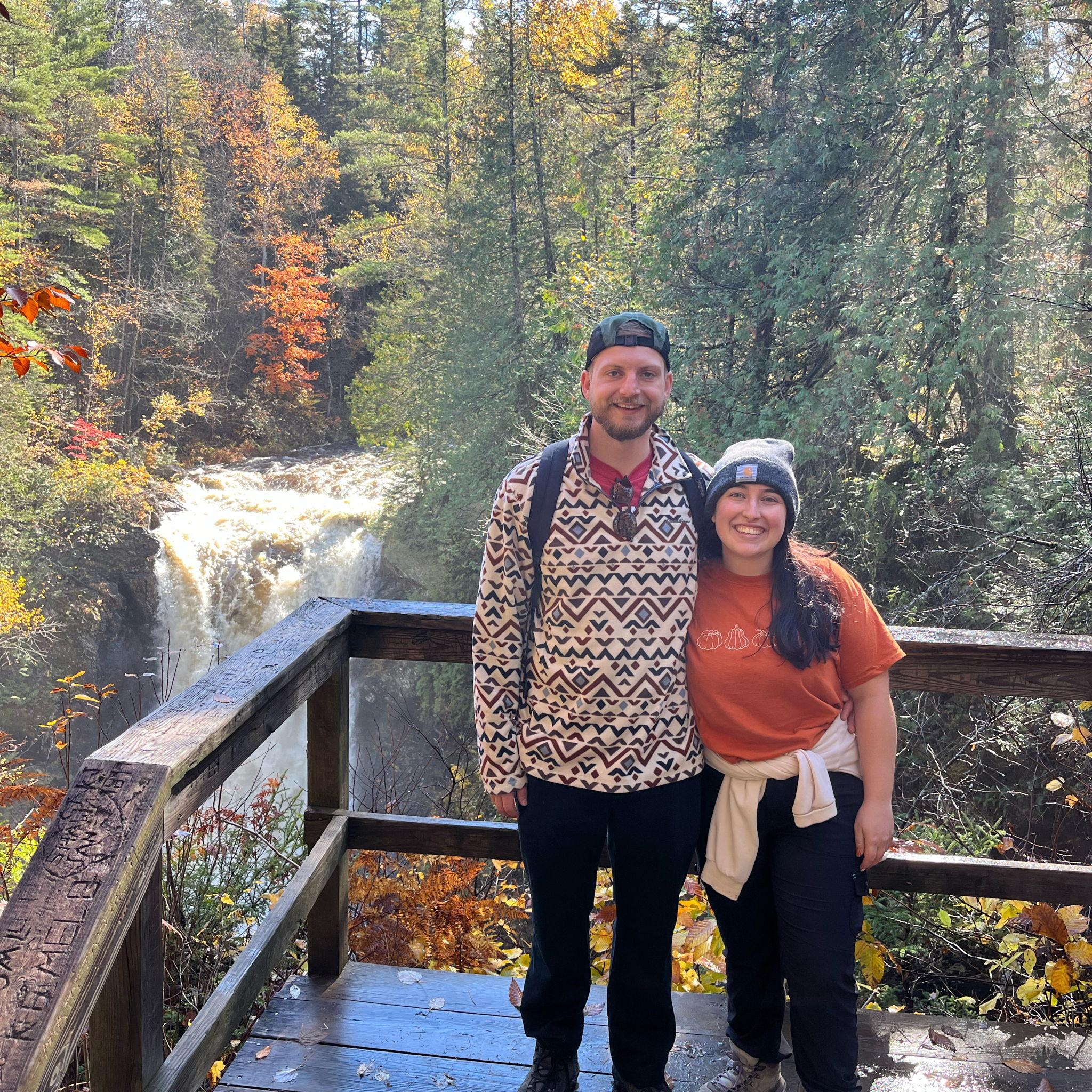 Gabe & Alyssa at Moxie Falls, Maine.
October 2022