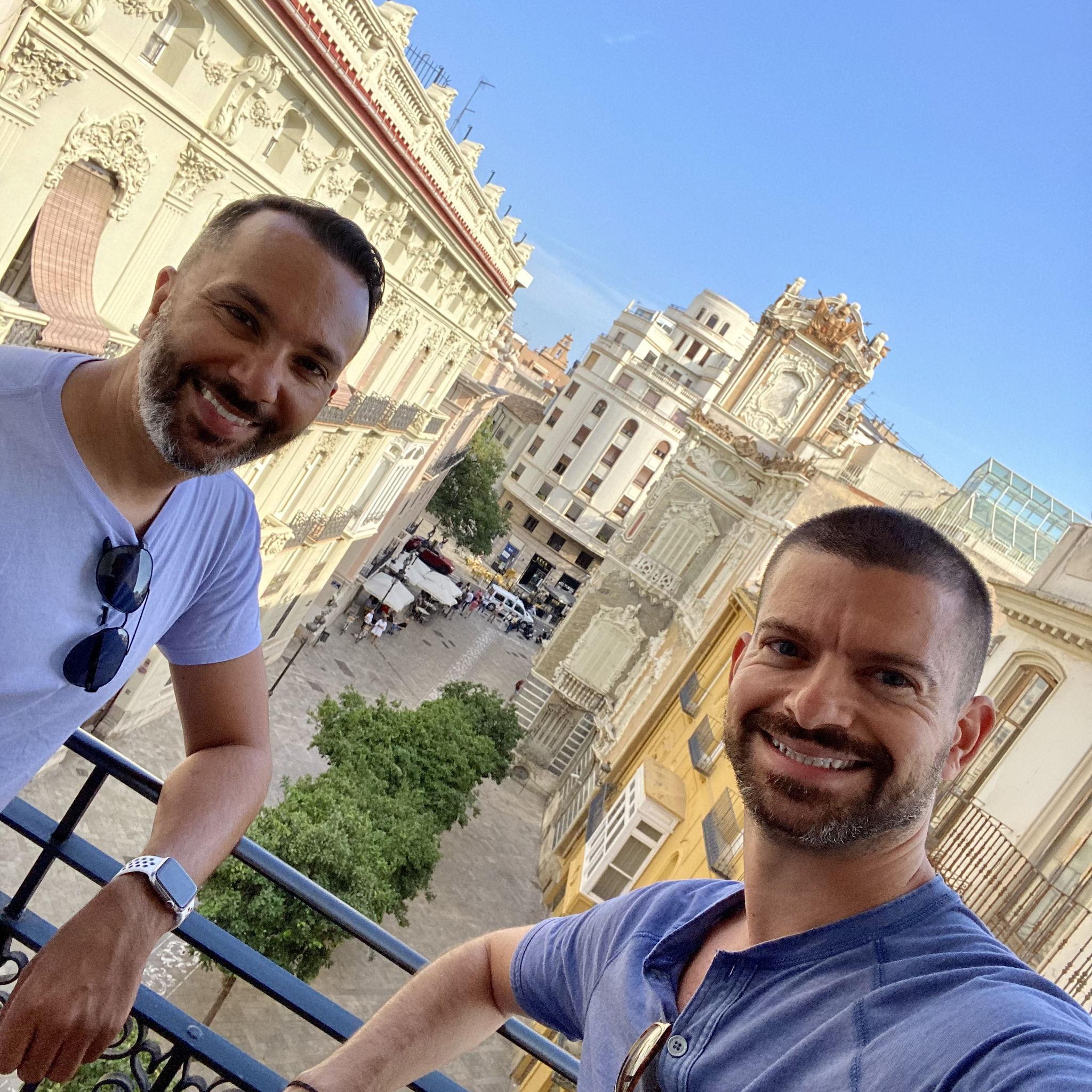 Hotel balcony in Valencia