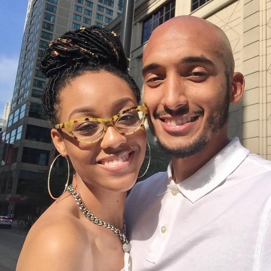 First trip as a couple to Chicago.