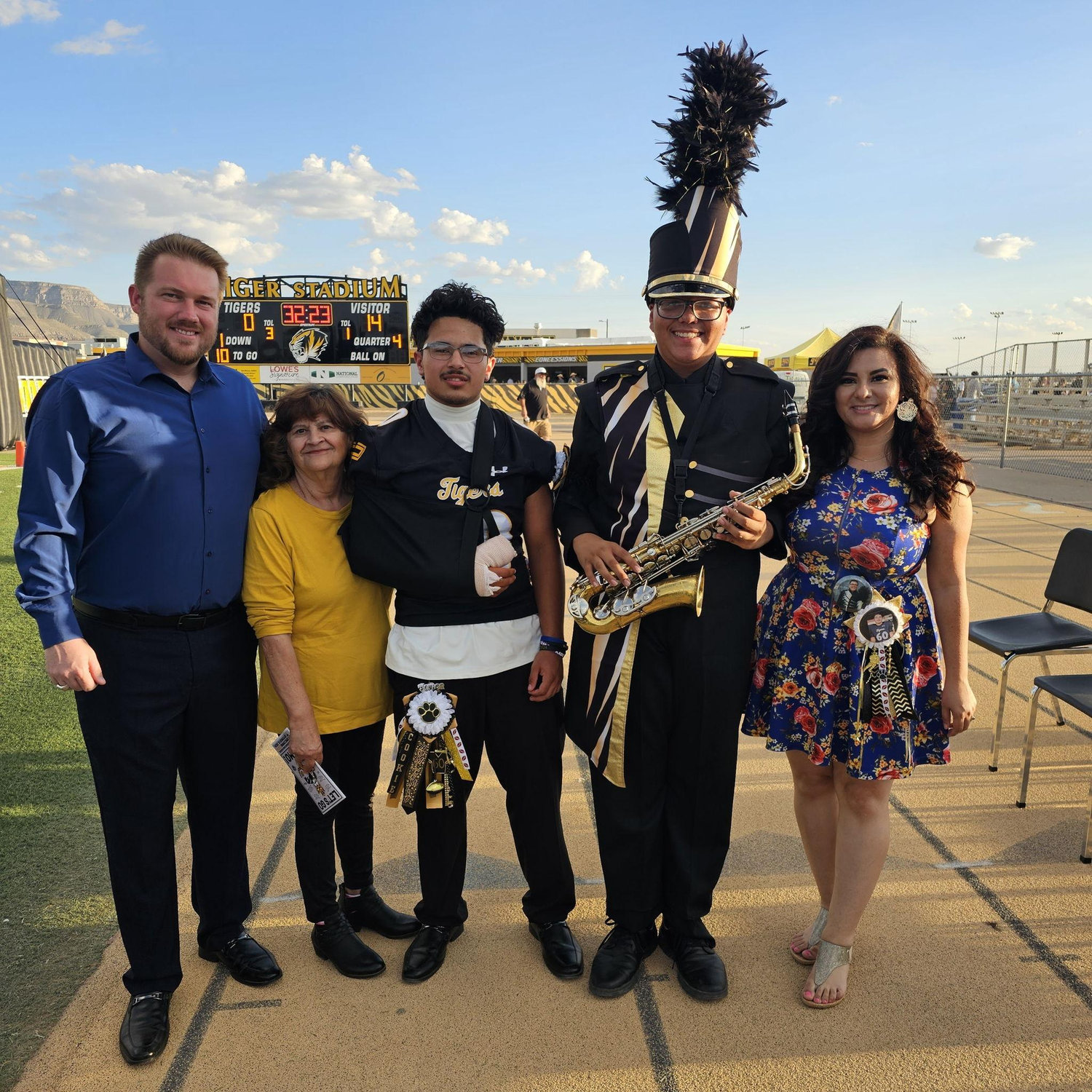 Homecoming with our senior and freshman 2024