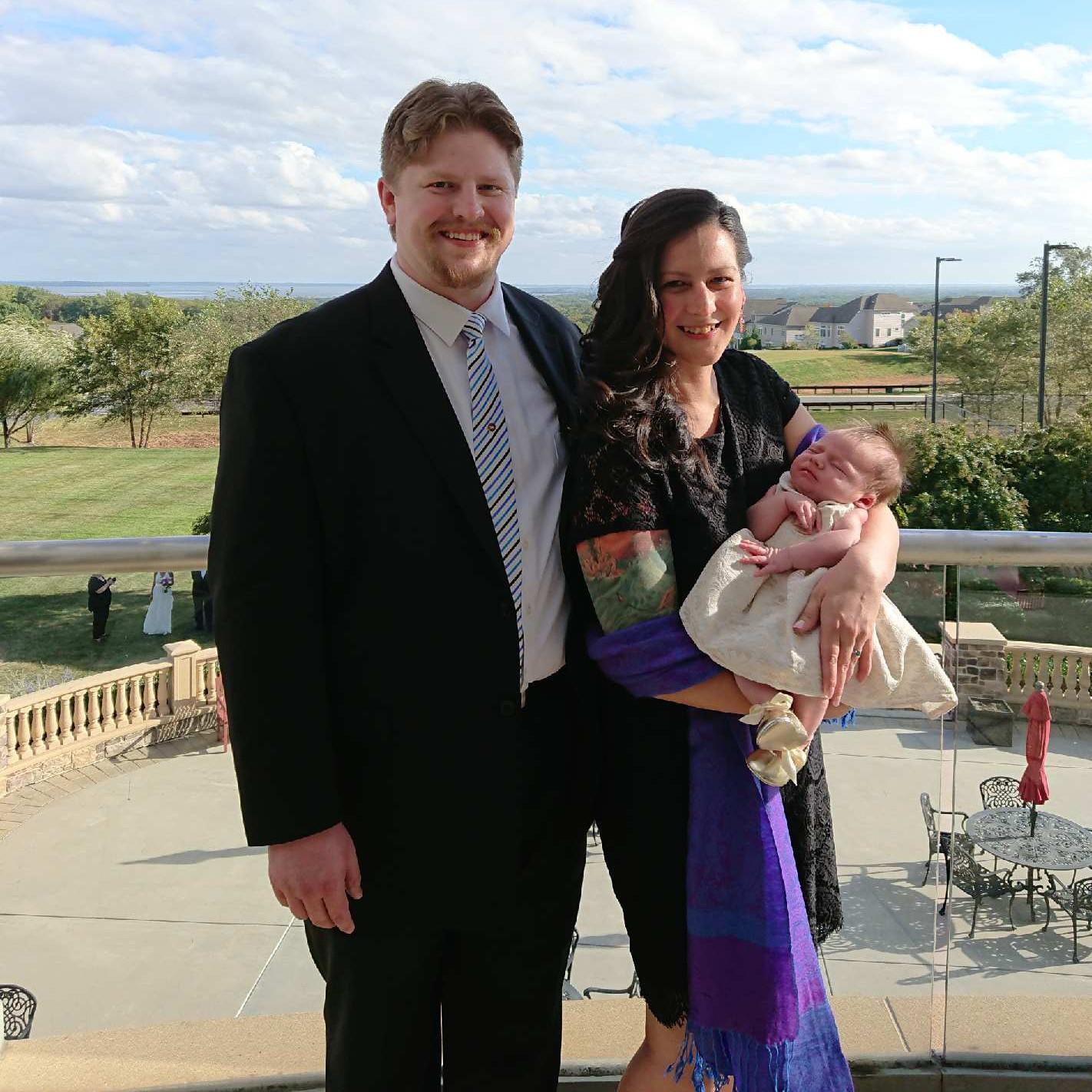 At Momo and Papa's wedding! 10.7.17
