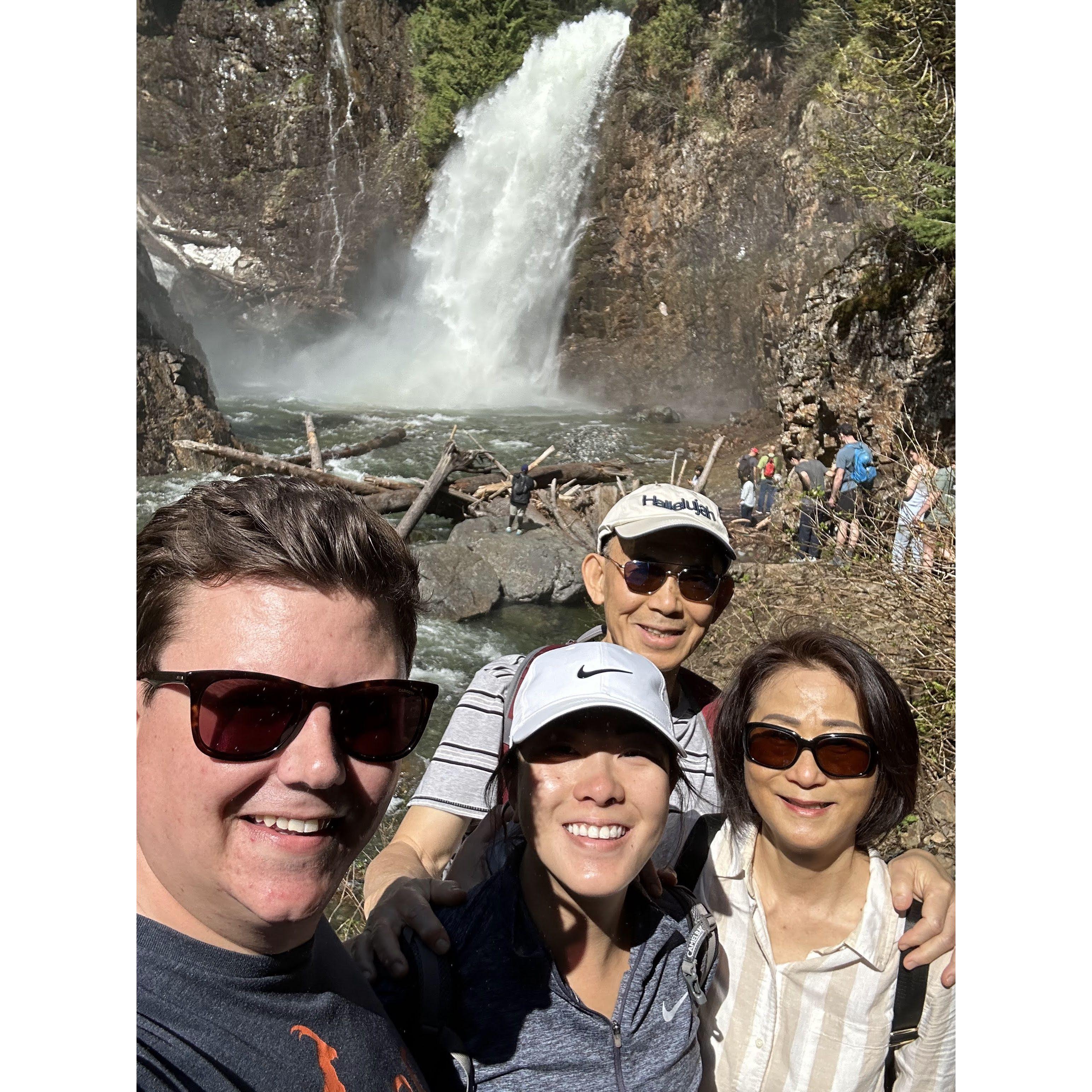 Franklin Falls "A perfect day for a hike" - Sam