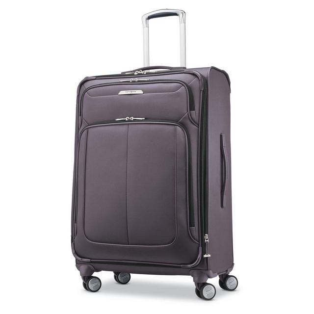 Samsonite® Solyte DLX 25-Inch Expandable Spinner Checked Luggage in Grey
