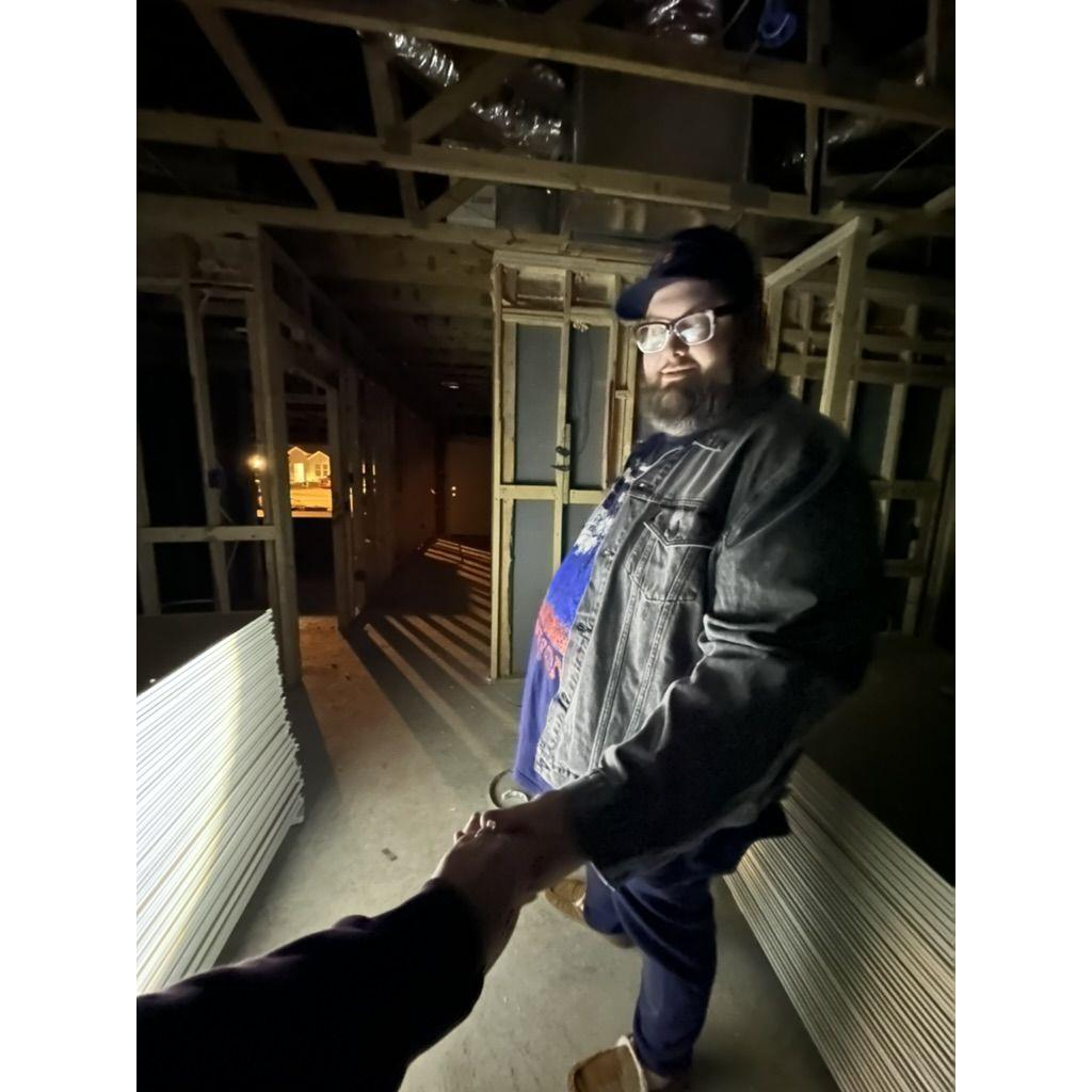 He asked me to marry him in our new first house.