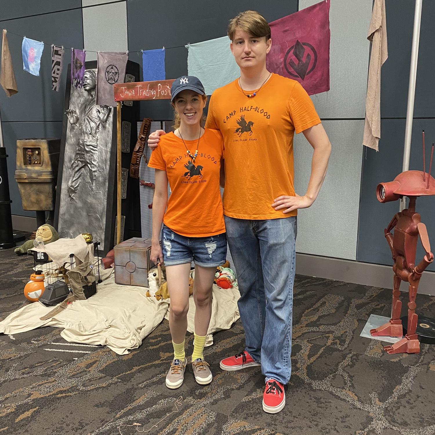 Mary’s first convention GalaxyCon 2022 - Annabeth Chase and Percy Jackson