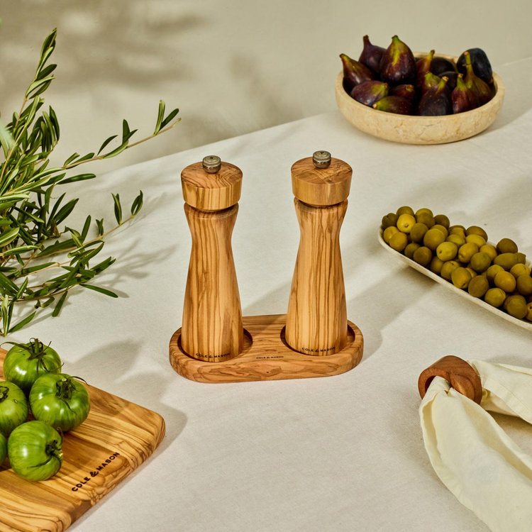 Cole & Mason, Portobello Olive Wood Salt & Pepper Mill Gift Set | Zola