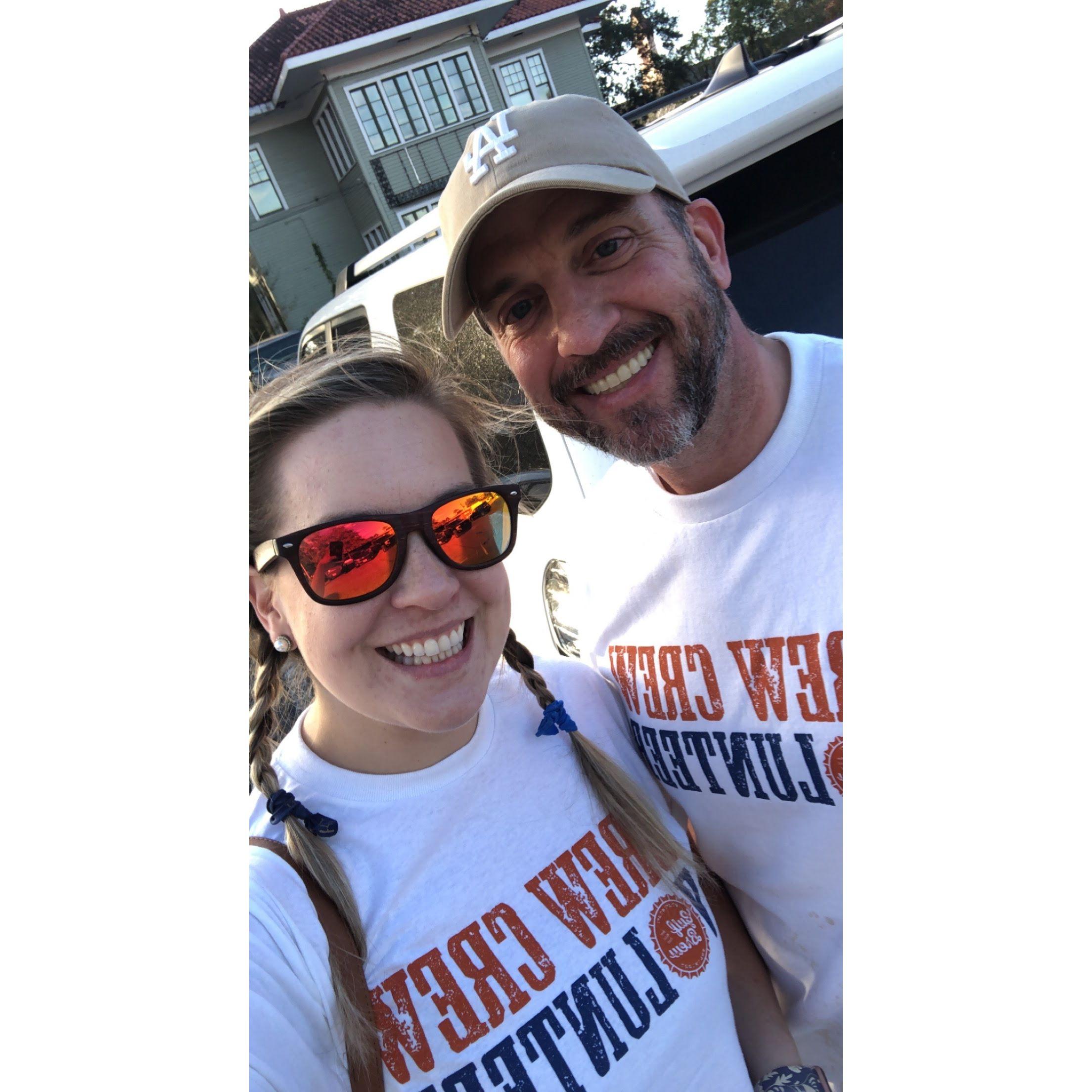Volunteering for Brew Fest in Lafayette. October 2022.
