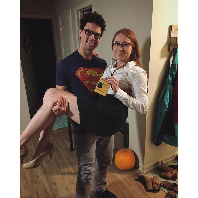 Halloween costumes we pulled together within one hour for a house party!