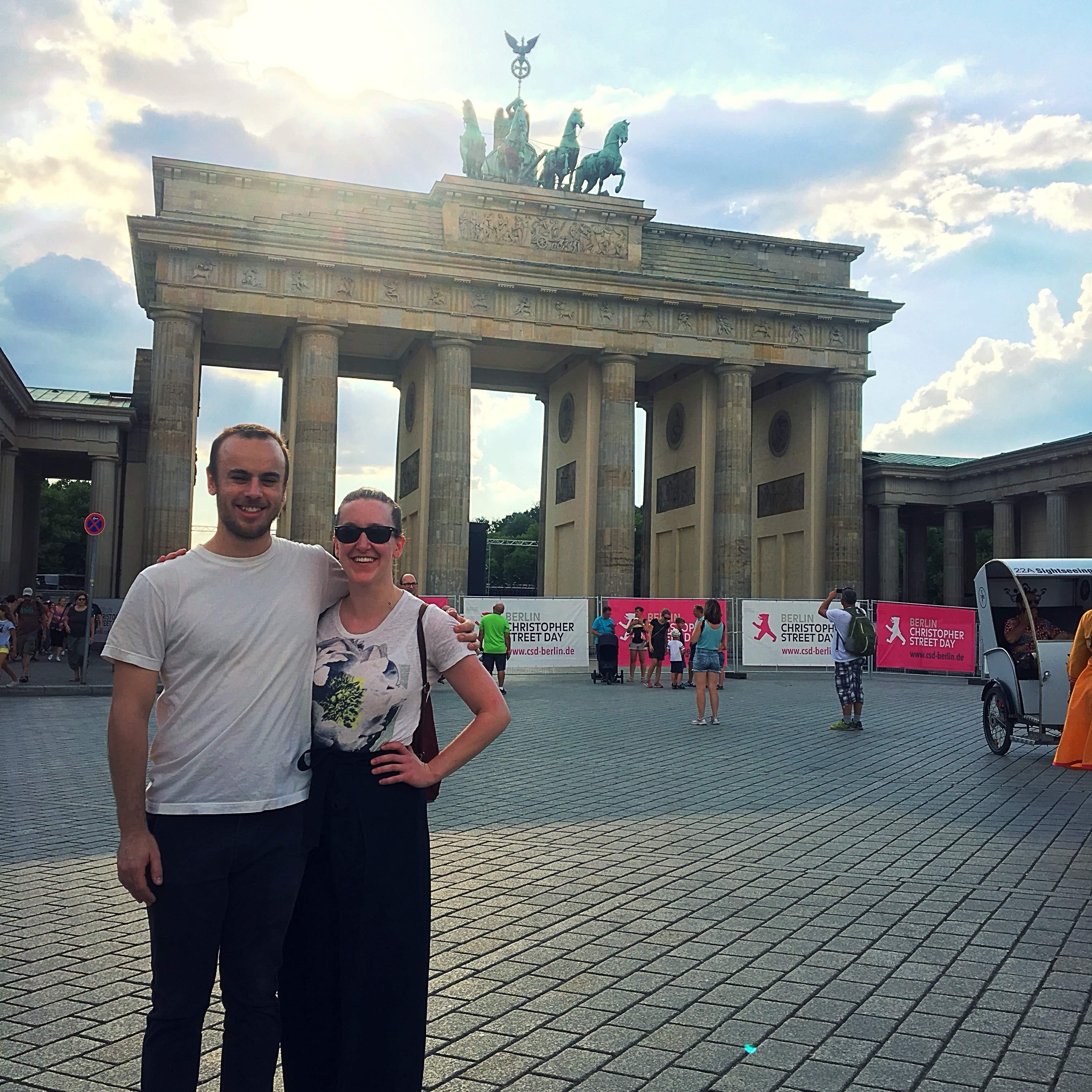 On a bike tour through Berlin