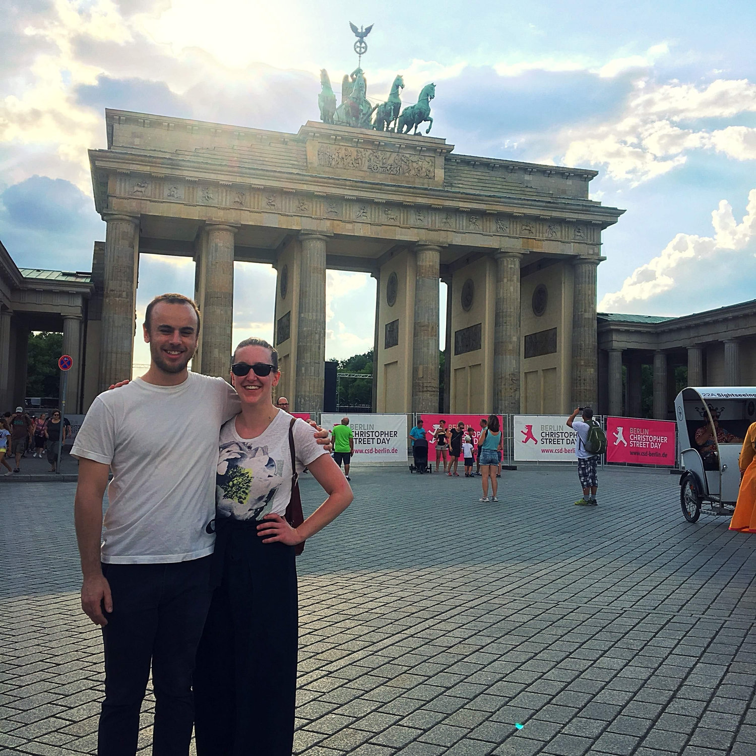 On a bike tour through Berlin
