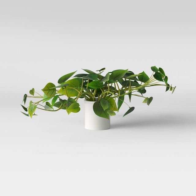 28" x 13" Artificial Pothos Plant in Pot Green/White - Threshold™